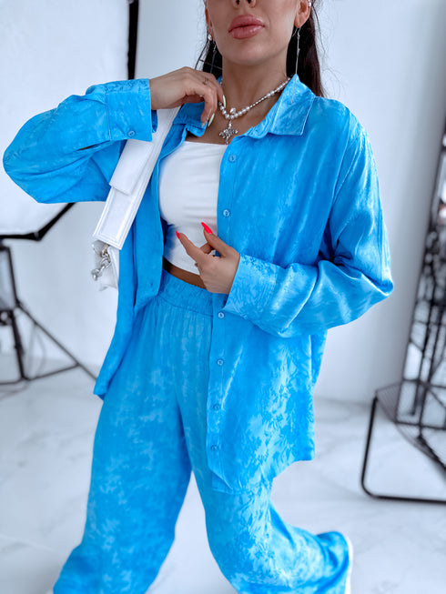 OVERSIZE 2в1 комплект "MISSY" - СИНИЙ